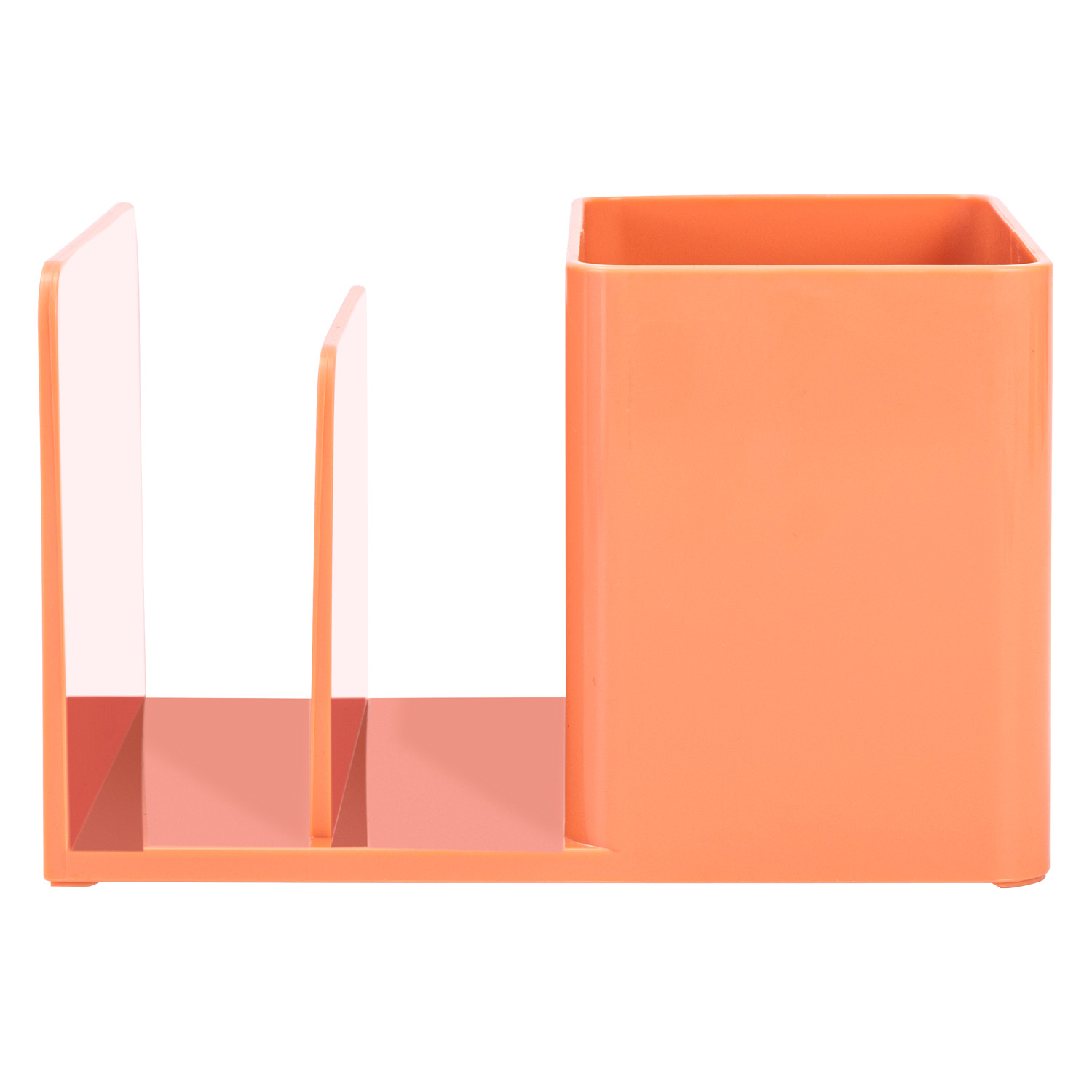 deli ENS950 Desk Organizer Set, 120*155*96mm, Light Red - Image 2