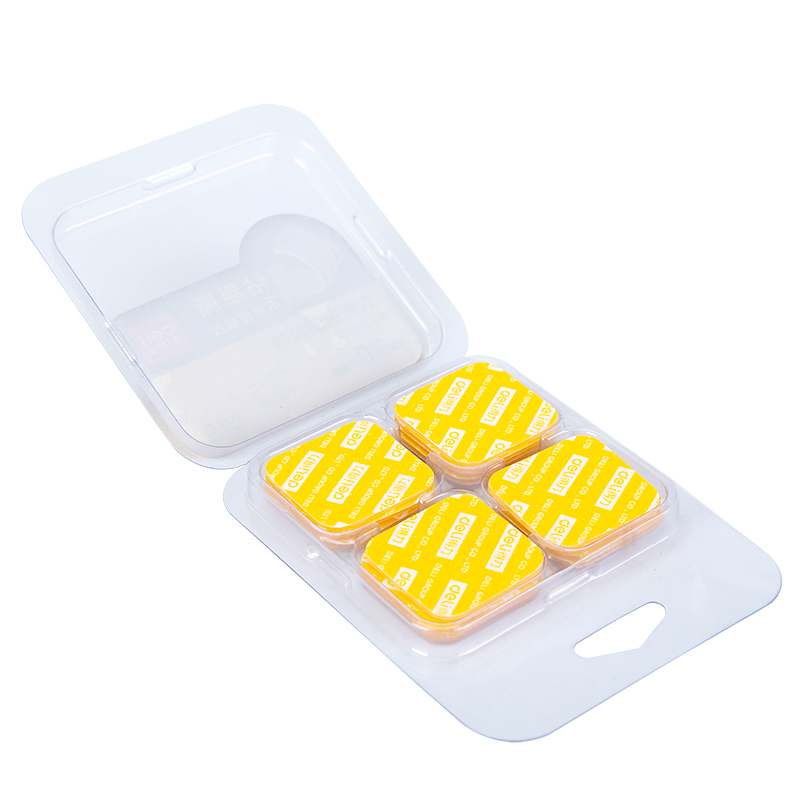 deli 33607 Mounting Tape, 28mm*28mm*1mm, Transparent - Image 2