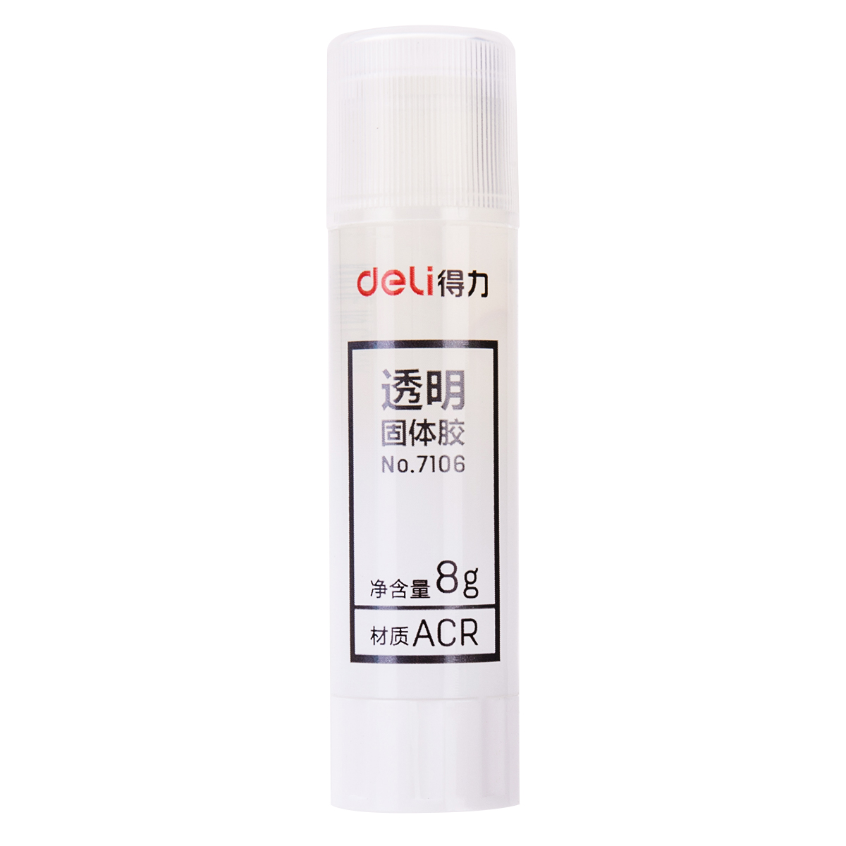 deli 7106 Glue Stick, 8g, Transparent - Image 2