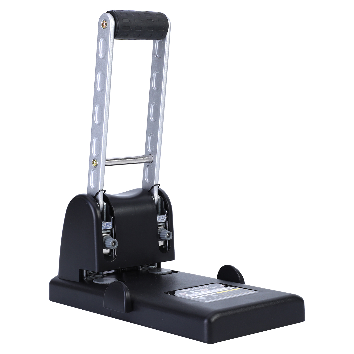 deli E0130 Heavy Duty Punch, 100 sheets,80mm,Φ6mm, Black - Image 2