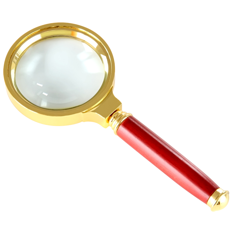 deli 9095 Magnifier, 5times,47mm, Golden - Image 2