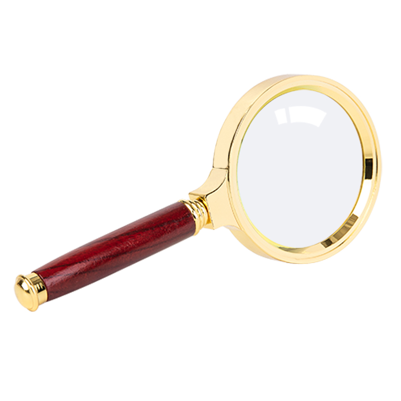 deli 9096 Magnifier, 4times,55.5mm, Golden - Image 2
