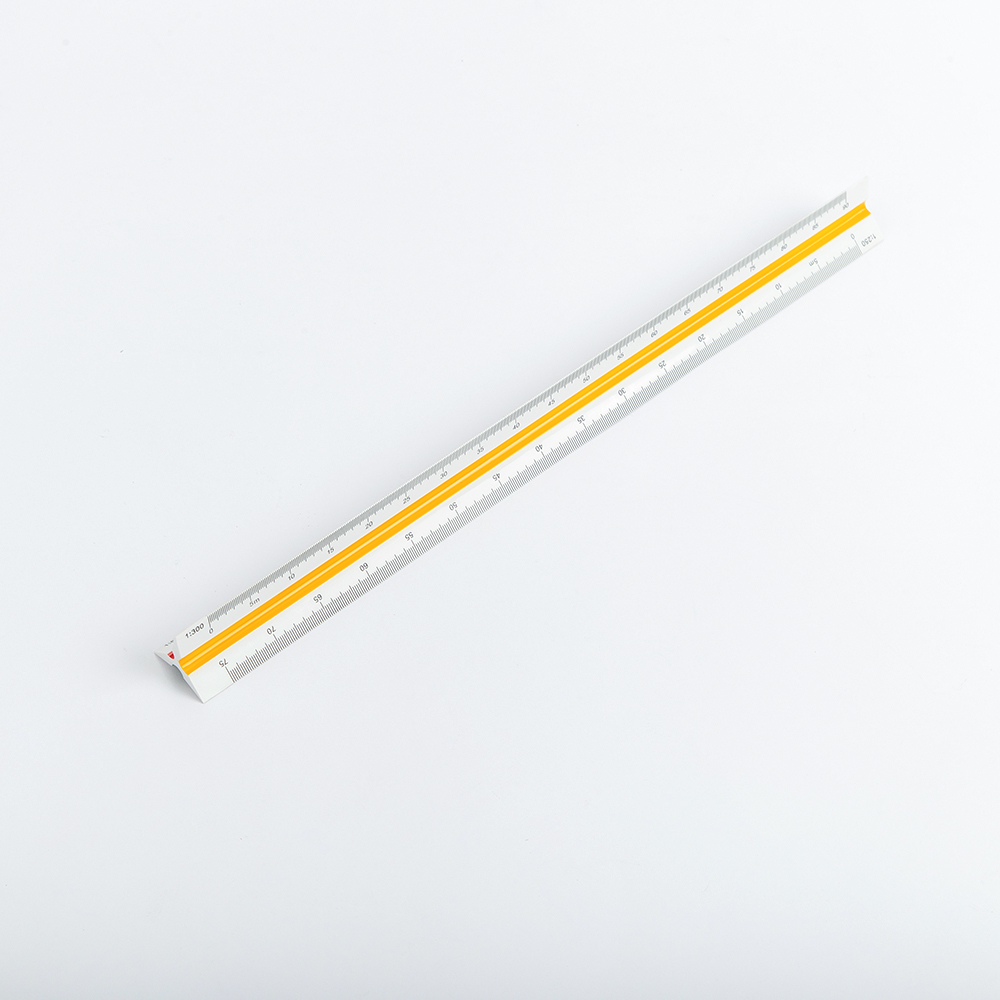 deli E8930 Ruler, 30cm, White - Image 2