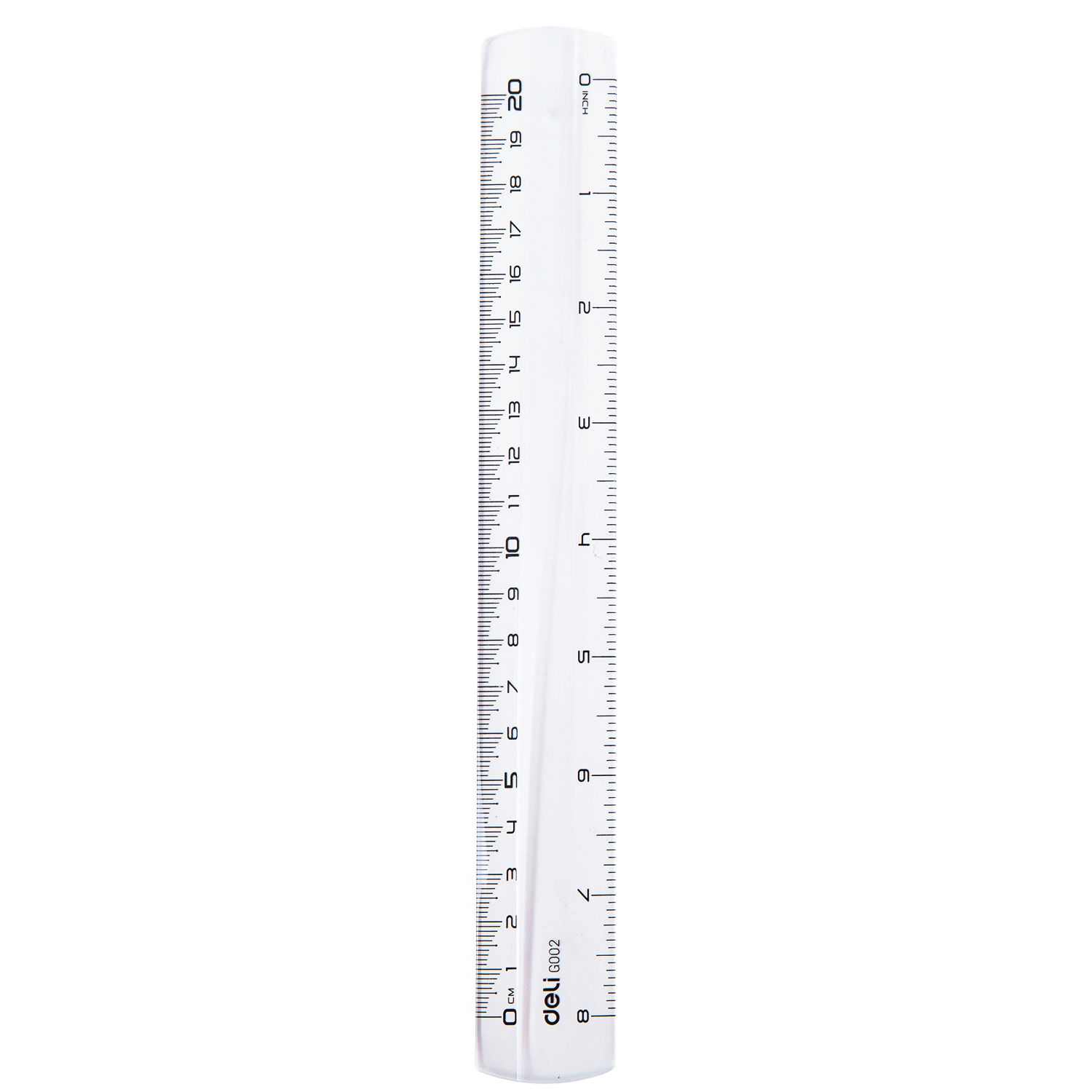 deli EG00412 Ruler Set, 4 pcs, Transparent - Image 2