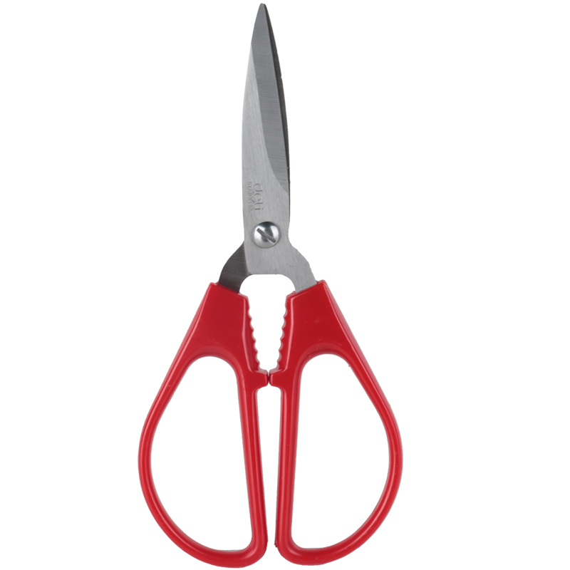deli 6036 Scissors, 170mm, Red - Image 2