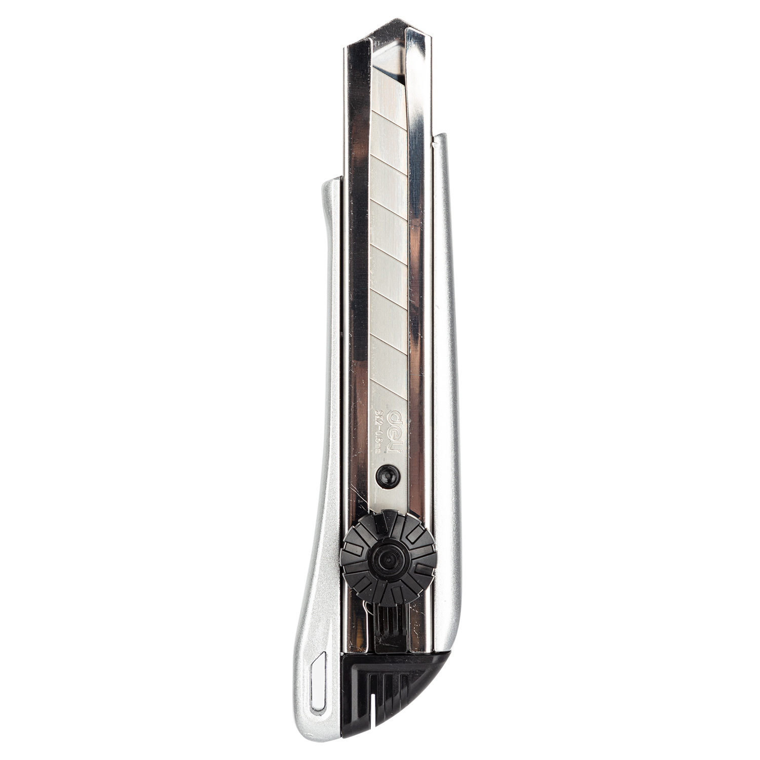 deli E2045 Cutter, 8 snap-off blades, Silver - Image 2