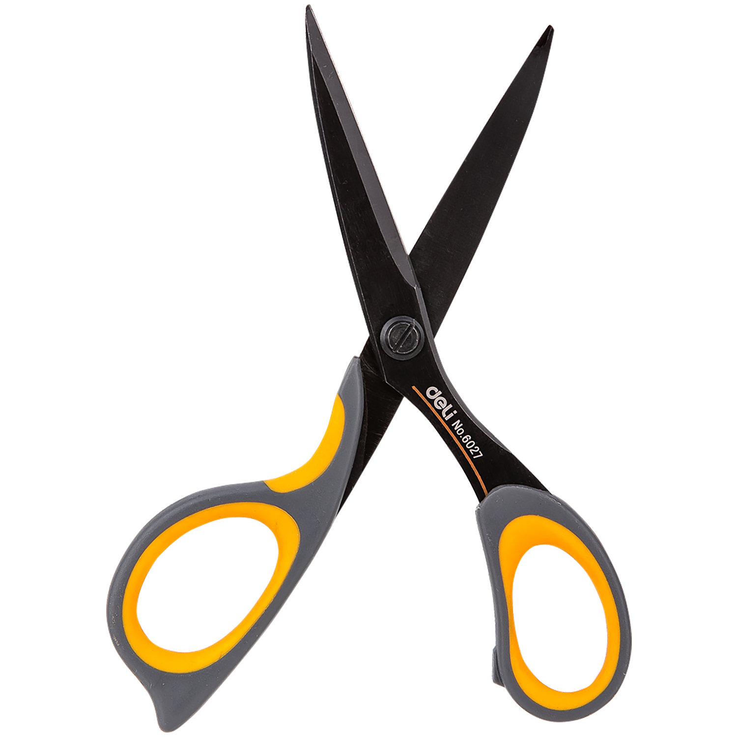 deli E6027 Scissors, 175mm, Black - Image 2
