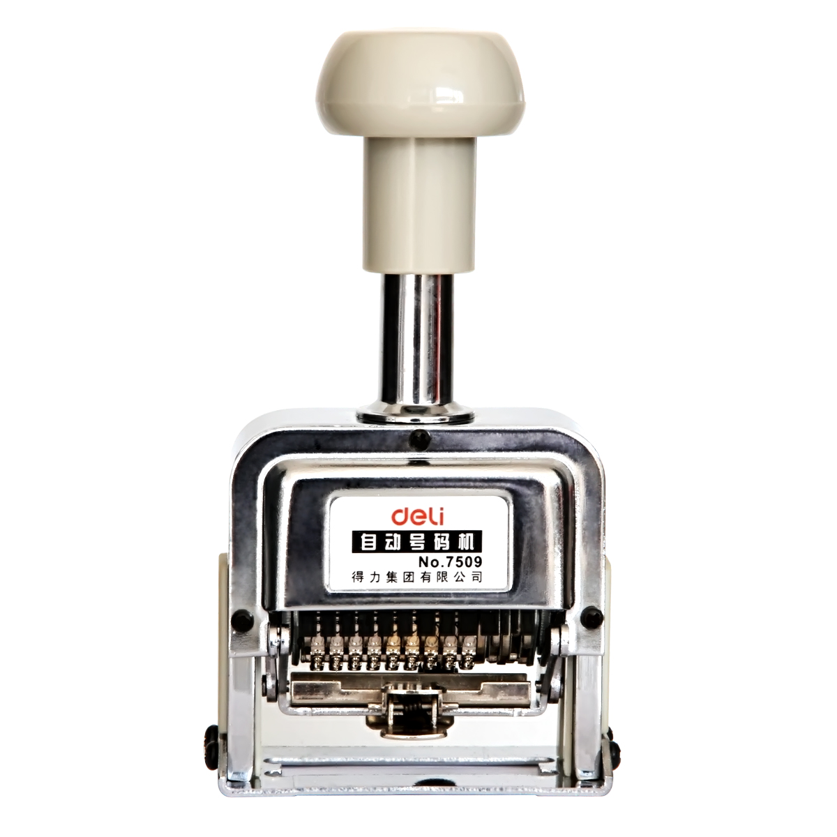 deli 7509 Numbering Machine, 9 digits, White - Image 2
