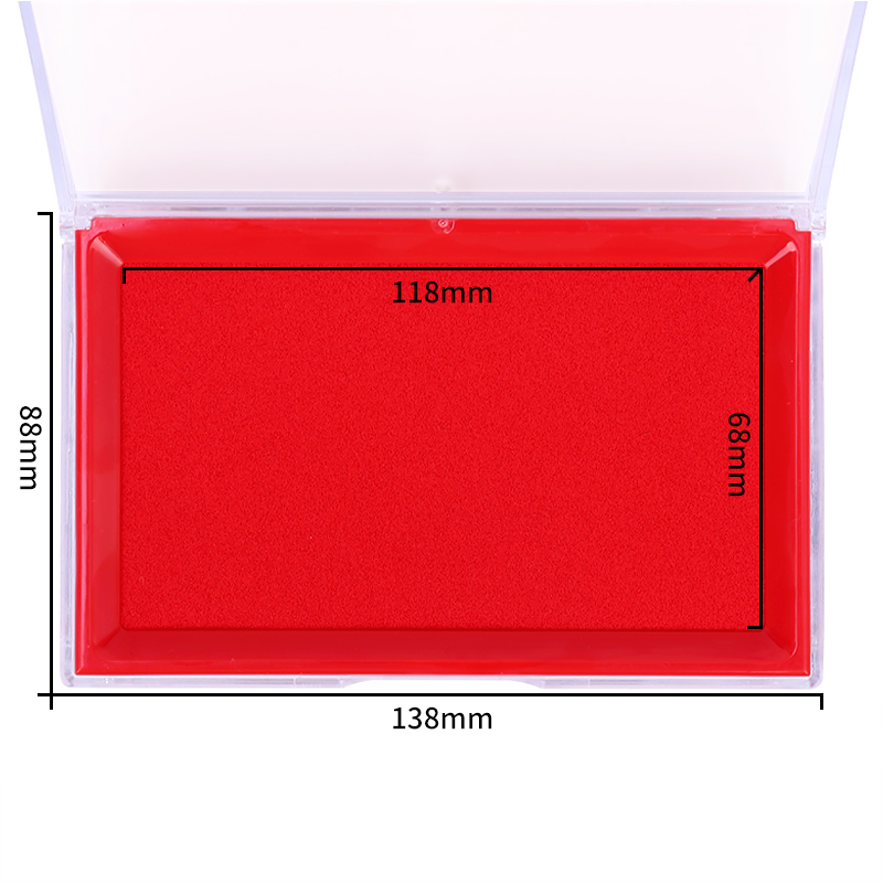 deli 9864 Stamp Pad, 138×88×26mm, Blue - Image 2