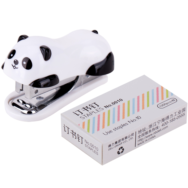deli 0453 School Stapler, 15sheets,#10, White - Image 2