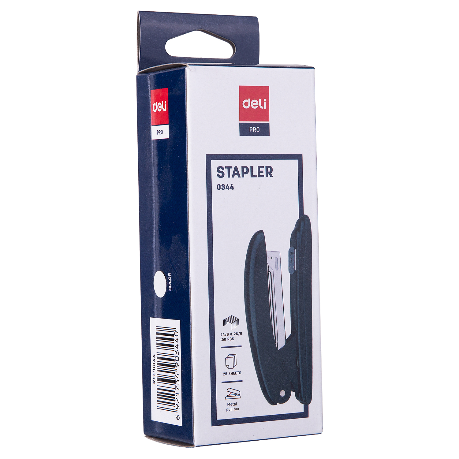 deli E0344 Stapler, 25sheets,24/6 & 26/6, Assorted Colors - Image 2