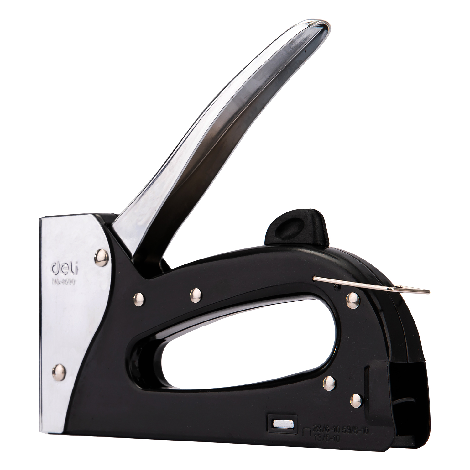deli E4600 Tacker/Staple Gun Set, Tack up to 10 mm thickness, Black - Image 2