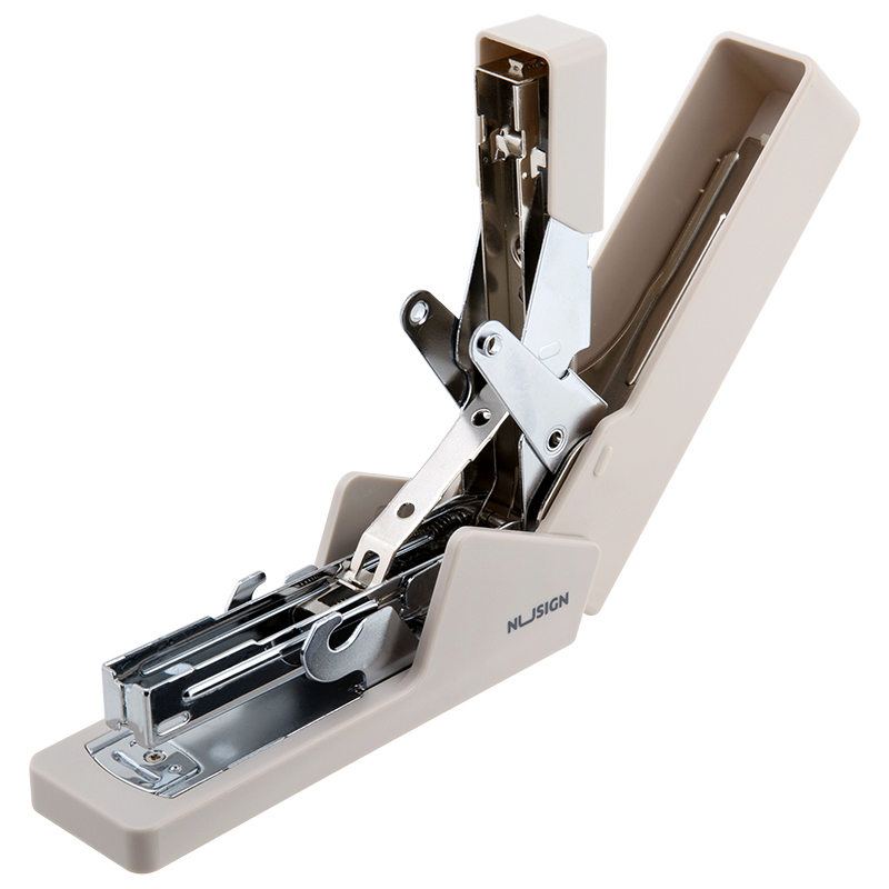 deli NS081 Nusign Effortless Stapler, 20sheets,24/6 & 26/6, Light Grey - Image 2
