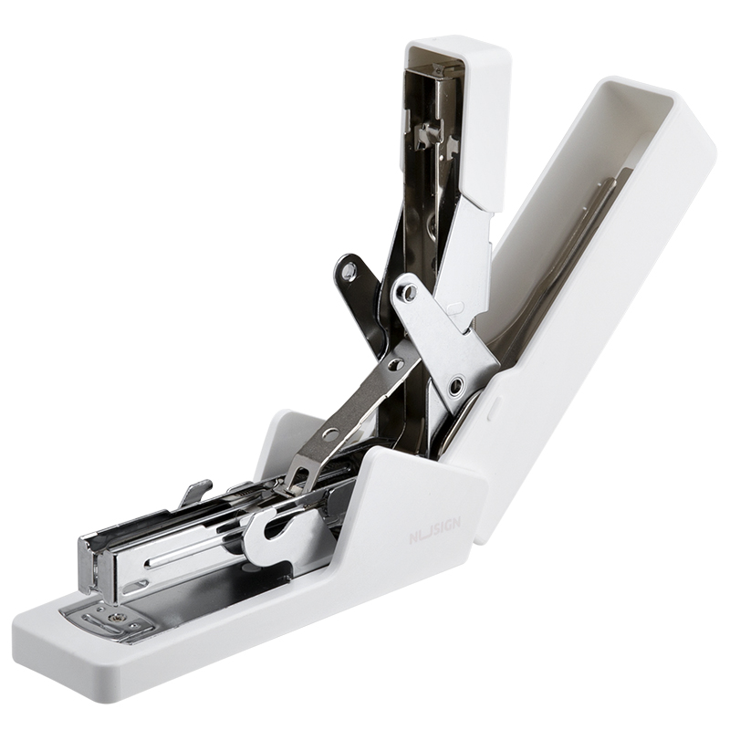 deli NS081 Nusign Effortless Stapler, 20sheets,24/6 & 26/6, White - Image 2