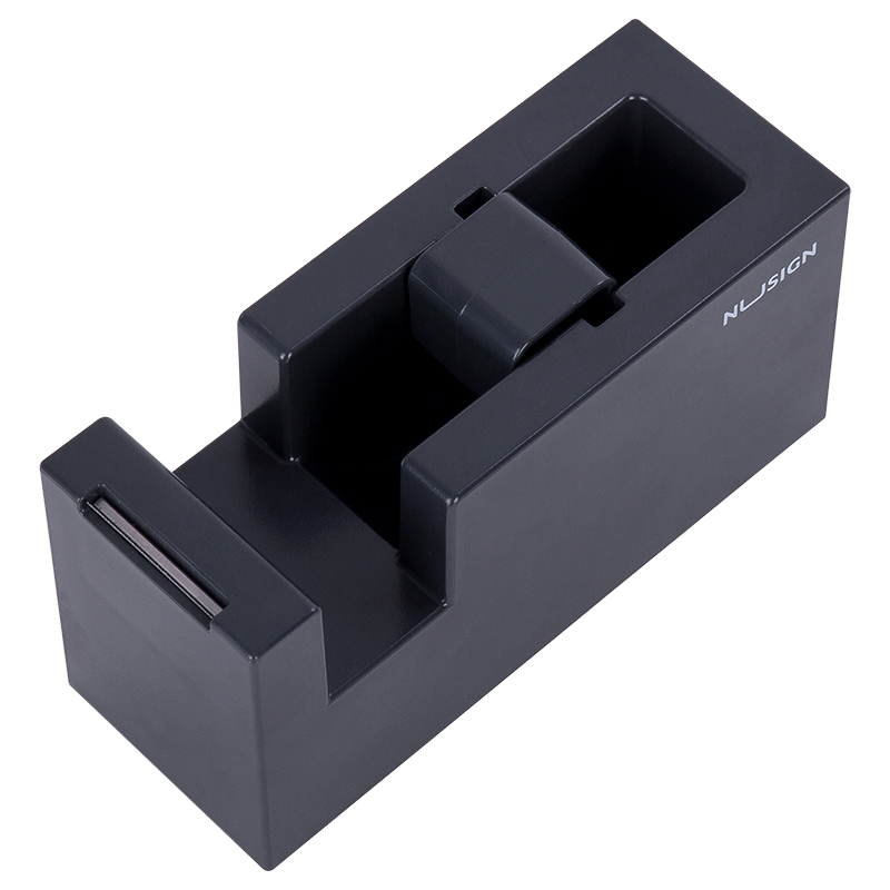 deli NS121 Nusign Tape Dispenser, 114×45×59mm, Grey - Image 2