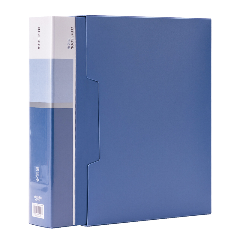 deli 5007 Display Book, A4-100P, Blue - Image 2