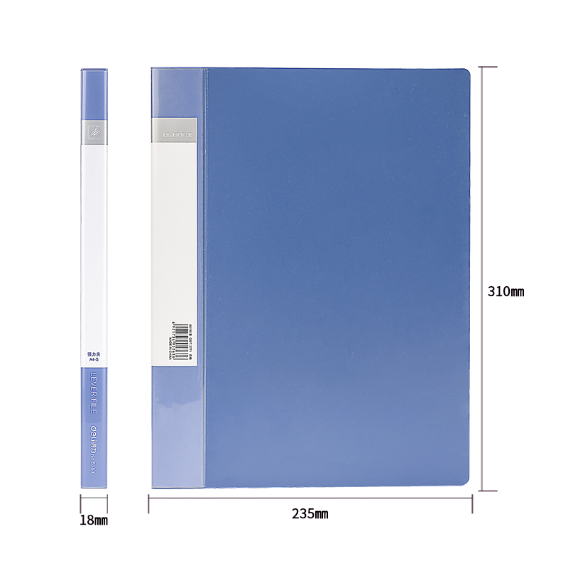 deli 5363 File Folder, A4, Blue - Image 2