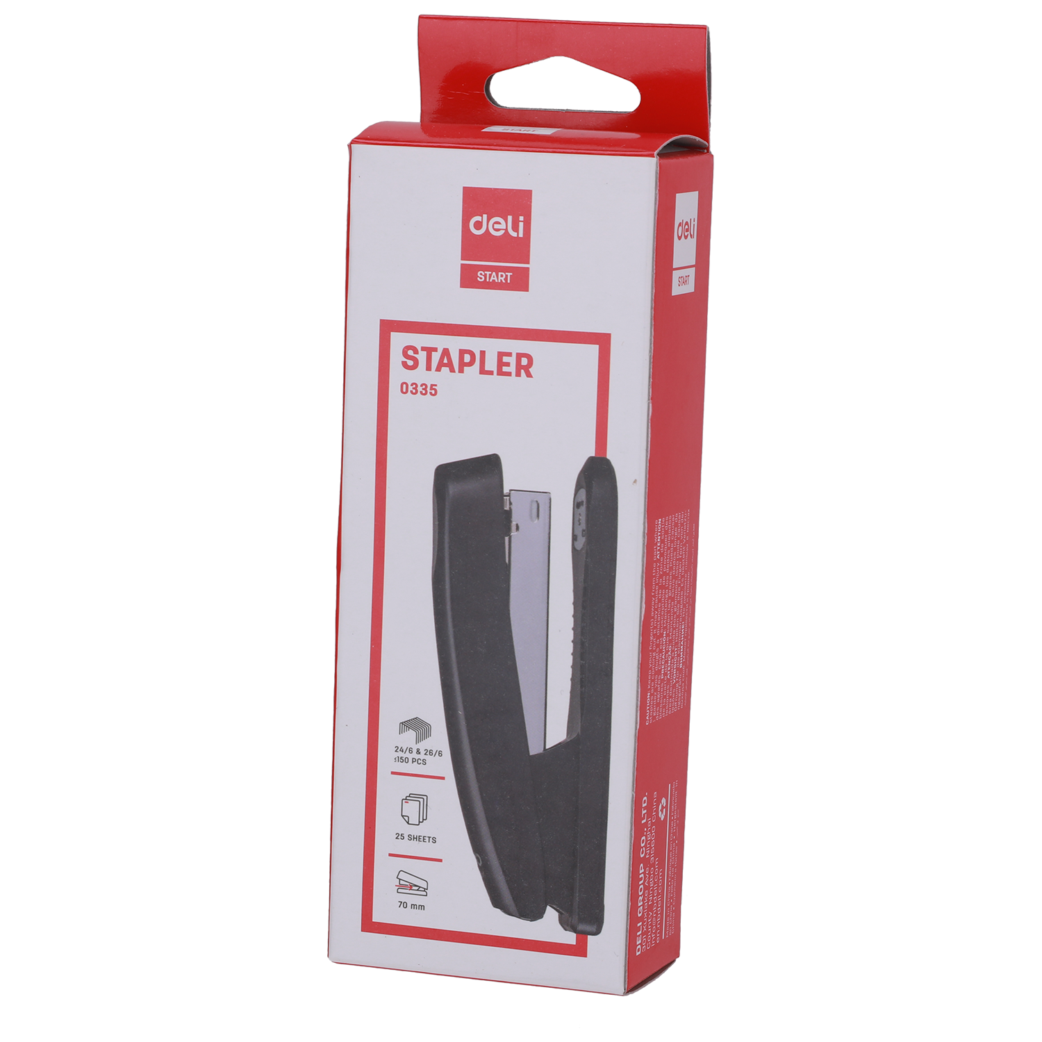 deli E0335 Stapler, 25sheets,24/6 & 26/6, Assorted Colors - Image 2