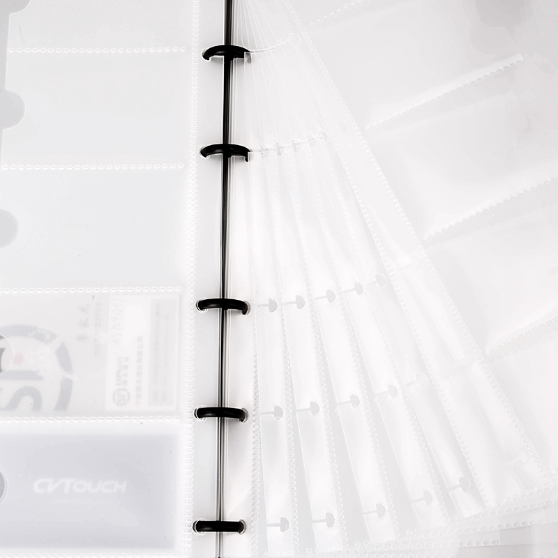 deli 5780 Business Card Book, 600P, Black - Image 2