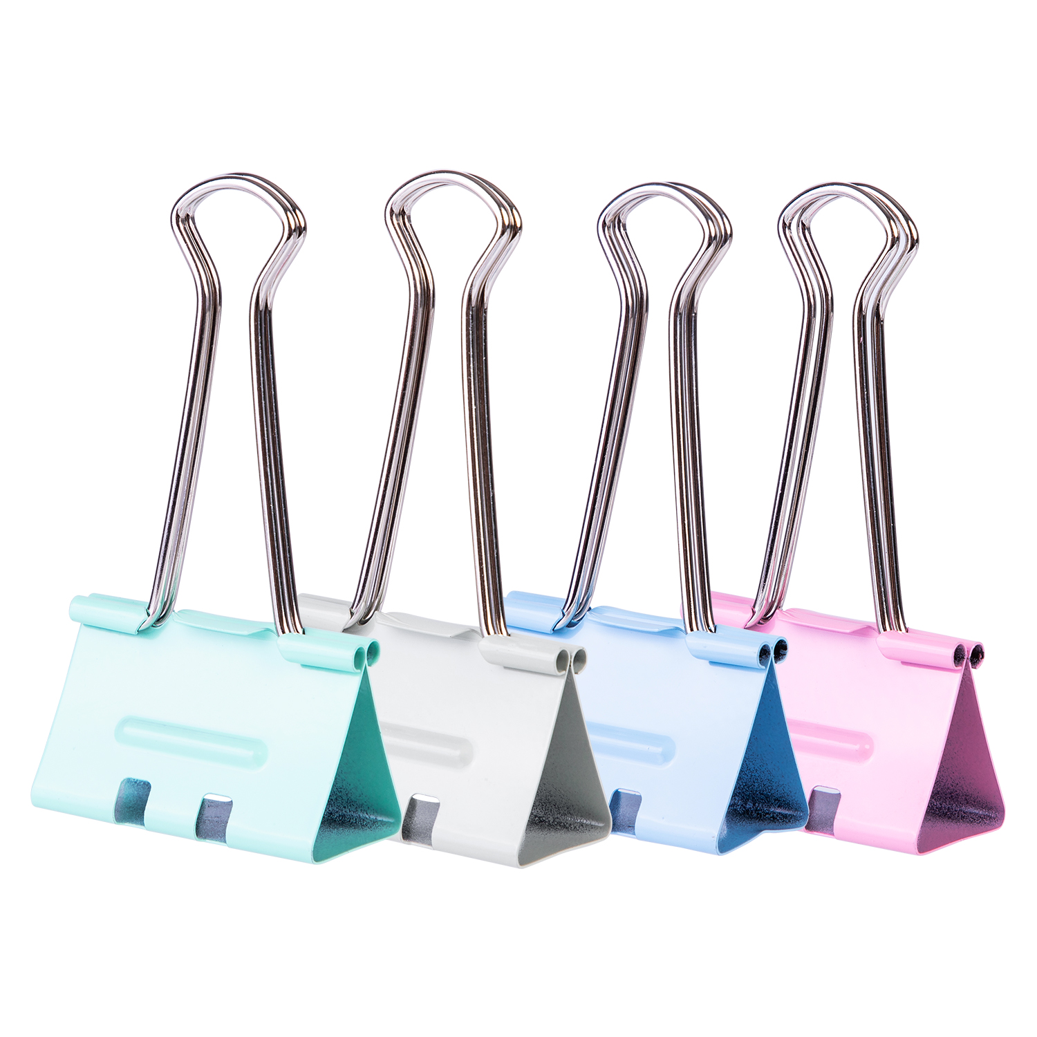 deli E8553S Effortless Binder Clip, 32mm, Assorted Colors - Image 2