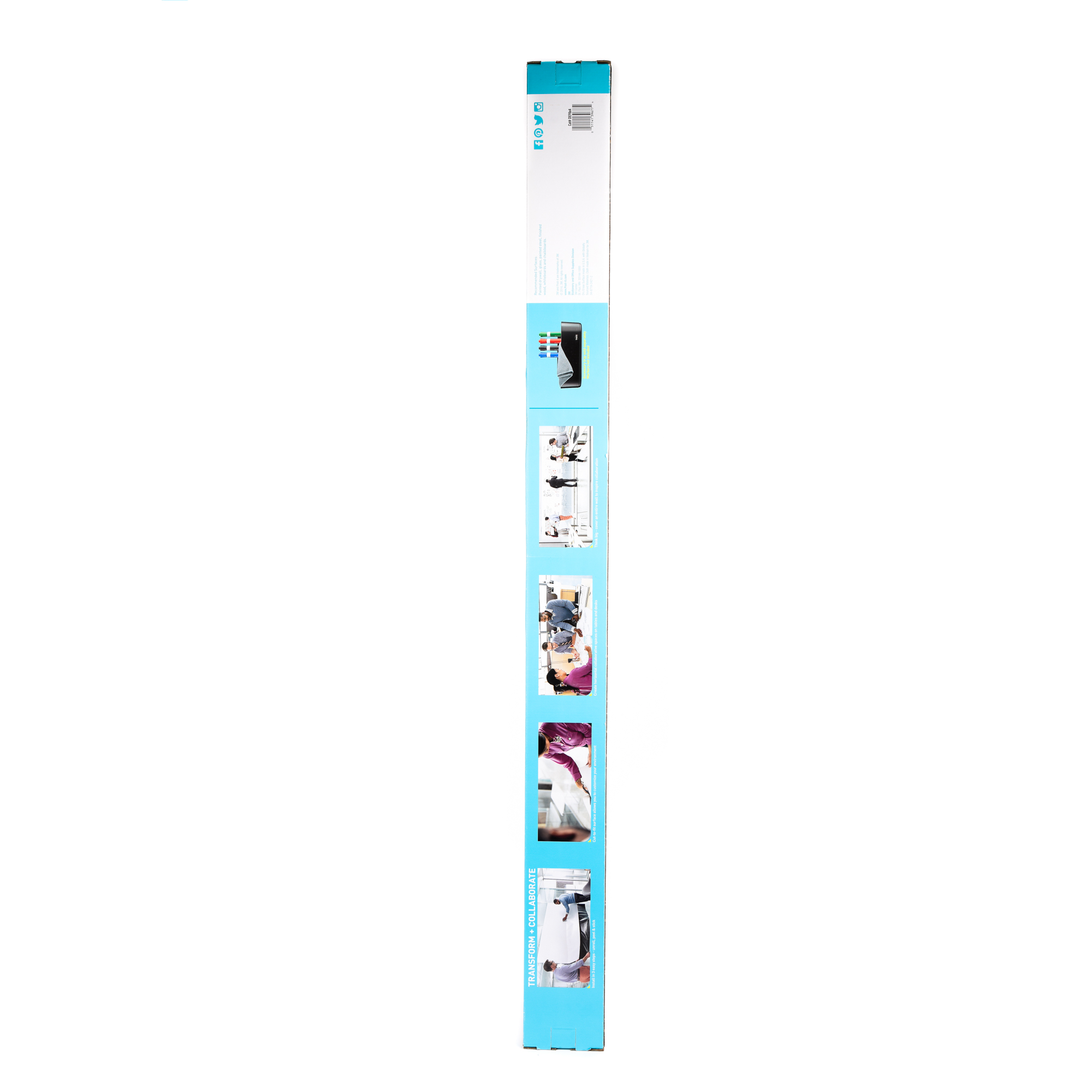 3M Post-it Dry Erase Board, 120cm x 180cm, White - Image 2
