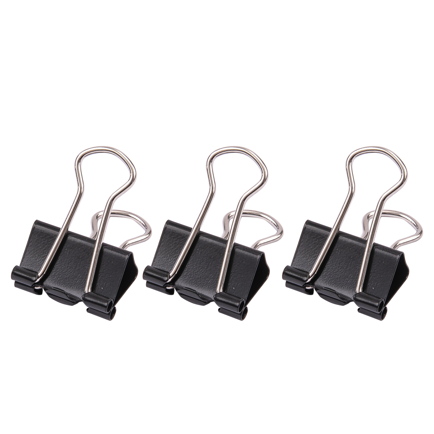 deli E8565A Effortless Binder Clip, 19mm, Black - Image 3