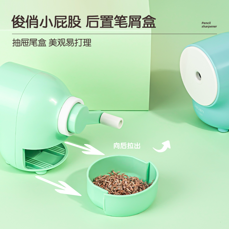 deli 71169 Rotary Pencil Sharpener - Image 3