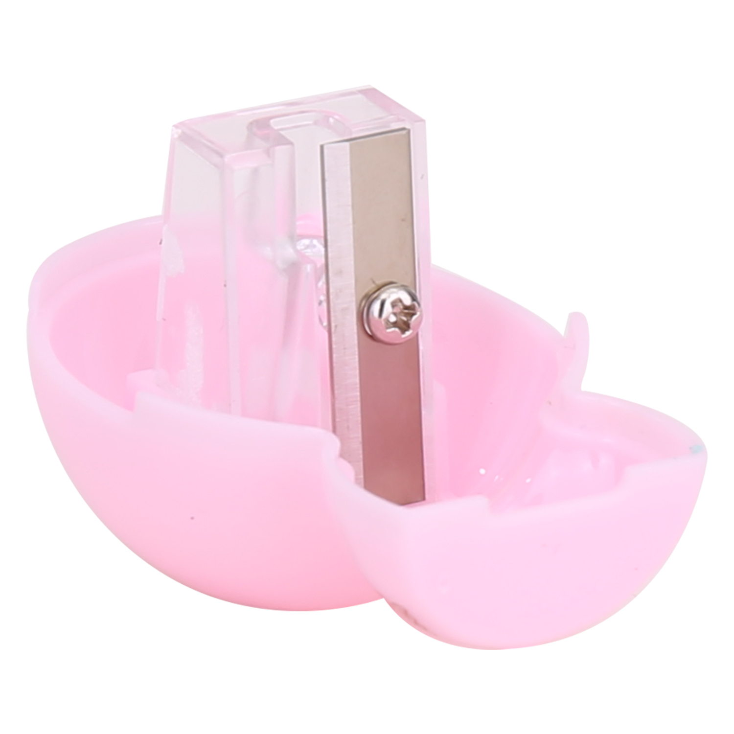 deli E0550 Pencil Sharpener, 1-hole w/canister, Assorted Colors - Image 3