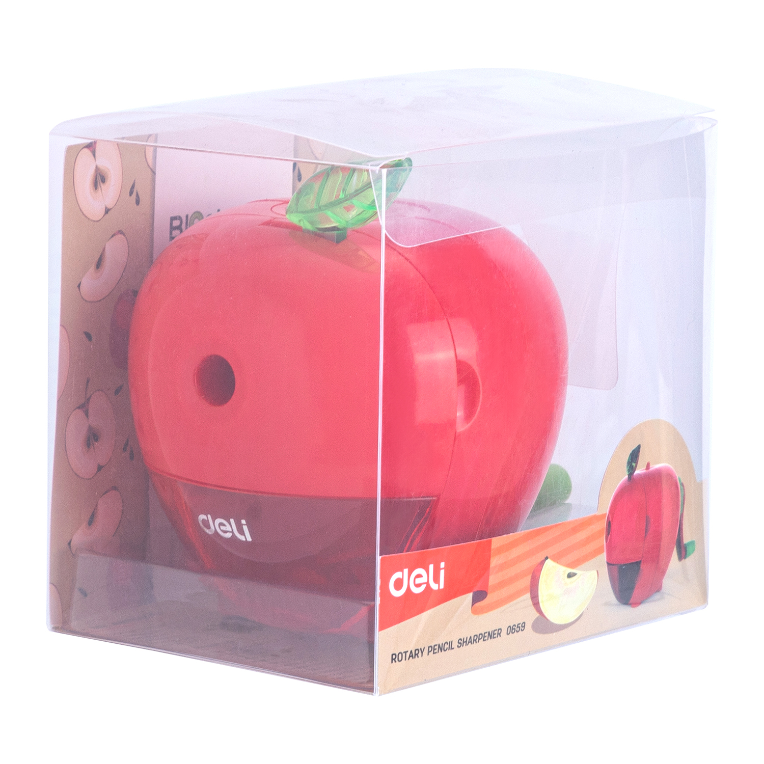 deli E0659 Rotary Pencil Sharpener, 111×83×95mm, Assorted Colors - Image 3