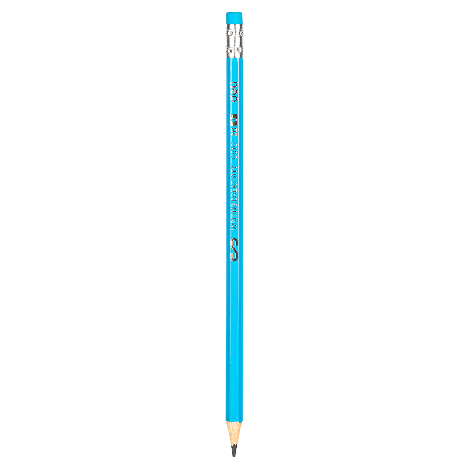 deli EU51000 Graphite Pencil, 2B, Assorted Colors - Image 3