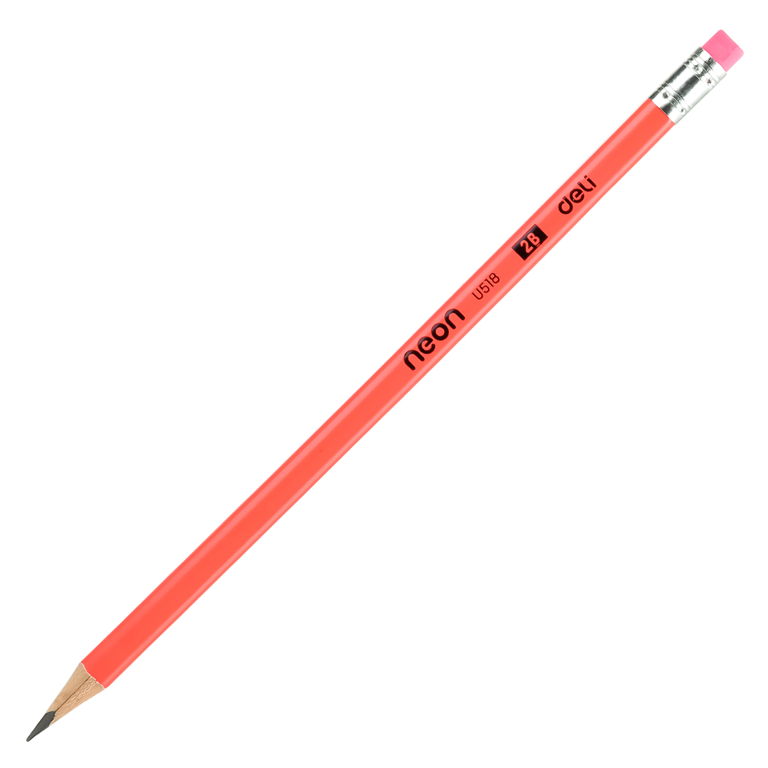 deli EU51800 Graphite Pencil, 2B, Assorted Colors - Image 3