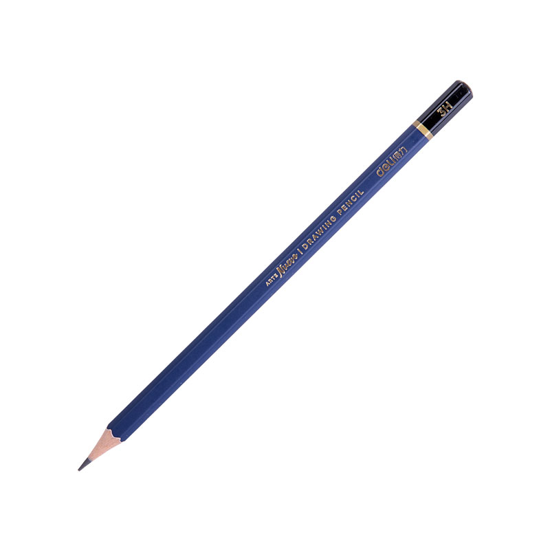 deli S999-3H Sketching Pencil, 3H, Blue - Image 3