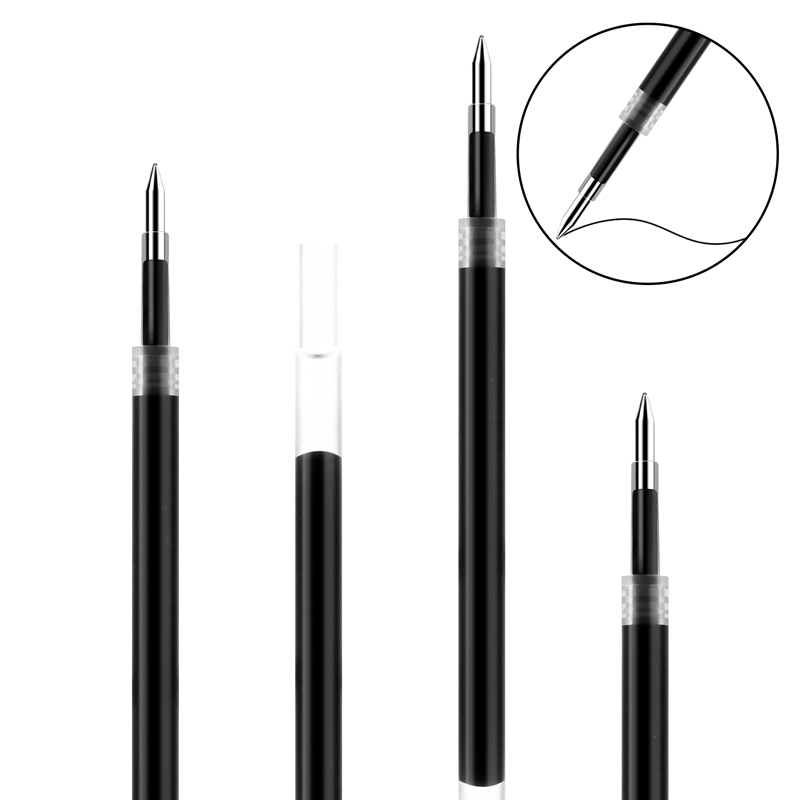 deli 33672 Gel Pen Refill, Bullet tip: 0.5mm, Black - Image 2
