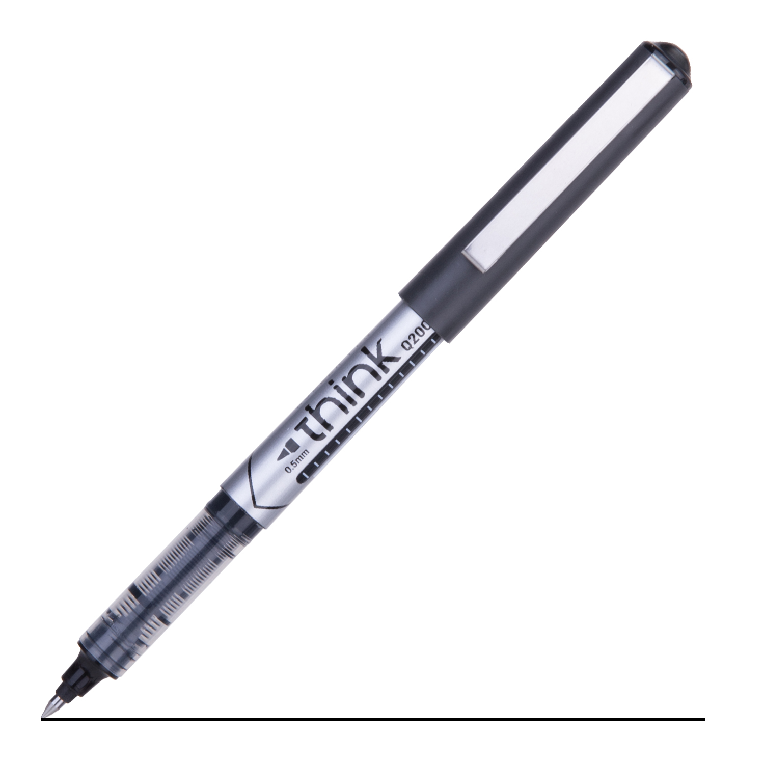 deli EQ20020 Roller Pen, Bullet tip:0.5mm, Black - Image 3
