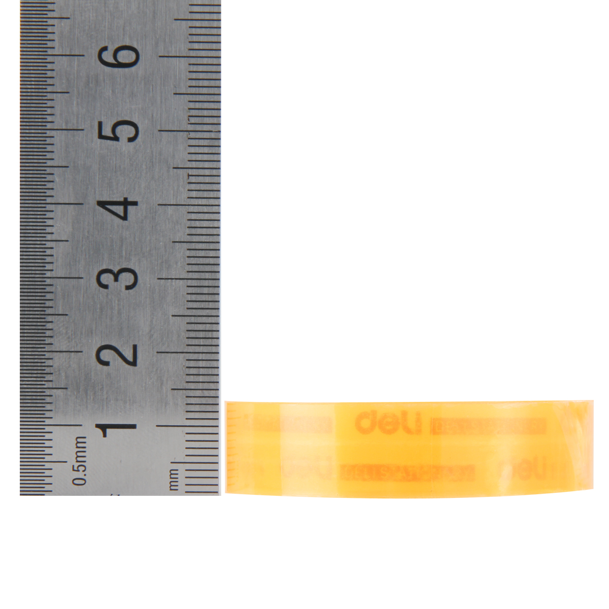 deli 30024 Stationery Tape, 12mm*30y*38um(12rolls/tube), Assorted Colors - Image 3