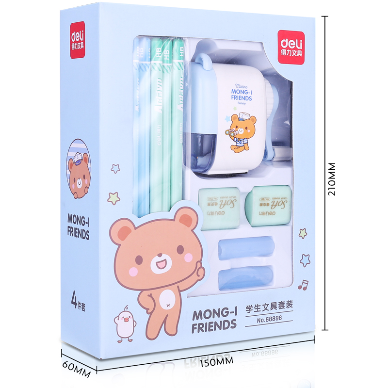 deli 68896 School Gift Set, Blue - Image 3