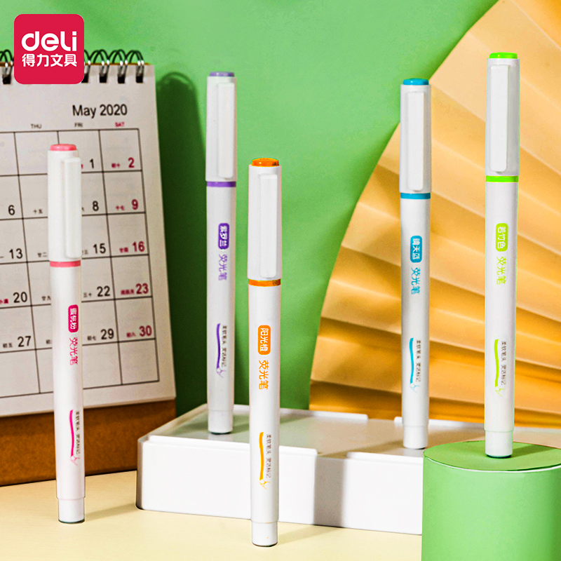 deli S747 Highlighter, Assorted Colors - Image 3