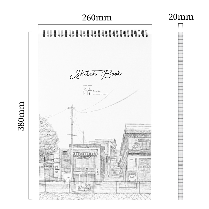 deli 73633 Sketch Book, 8k, Assorted Colors - Image 3