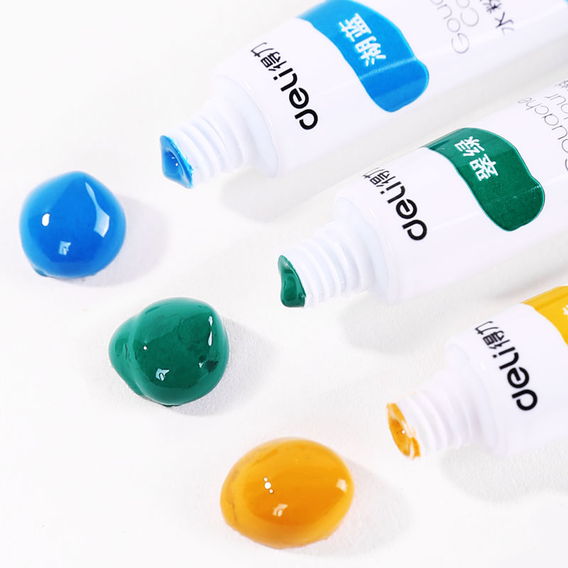 deli 73864 Gouache, 24 colors 5ml, Assorted Colors - Image 3
