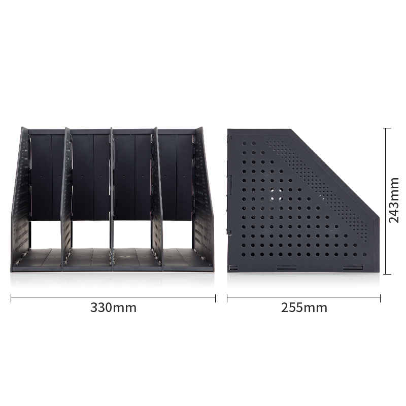 deli 78996 Magazine Container, 288*60*300mm, Dark Grey - Image 3