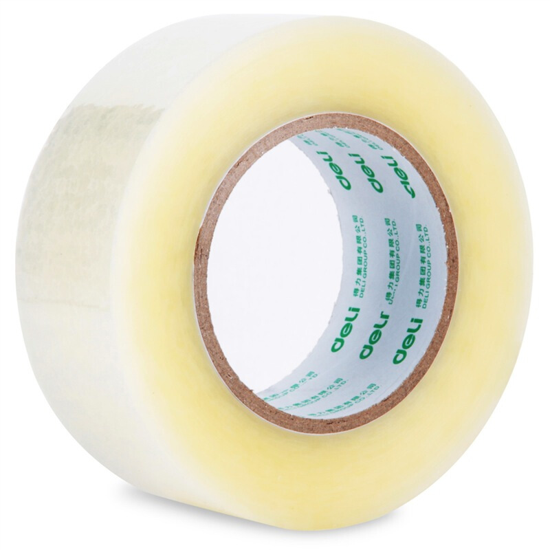 deli 30215 Packing Tape, 48mm*200y*45um(6rolls/tube), Transparent - Image 3