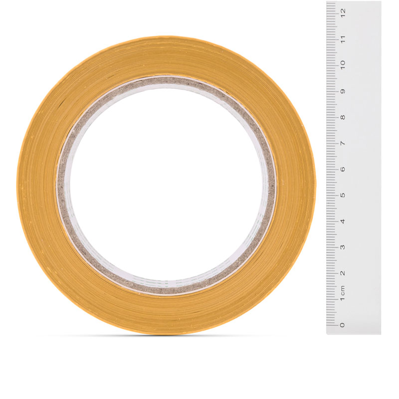 deli 30359 Packing Tape, 60mm*100y*50um(6rolls/tube), Yellow - Image 3