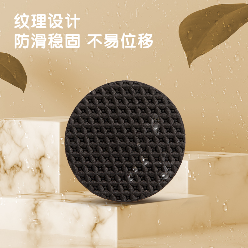 deli 30481 protection pad, φ3.8cm*4mm, Black - Image 3