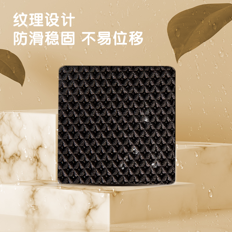 deli 30482 protection pad, 4cm*4cm*4mm, Black - Image 3