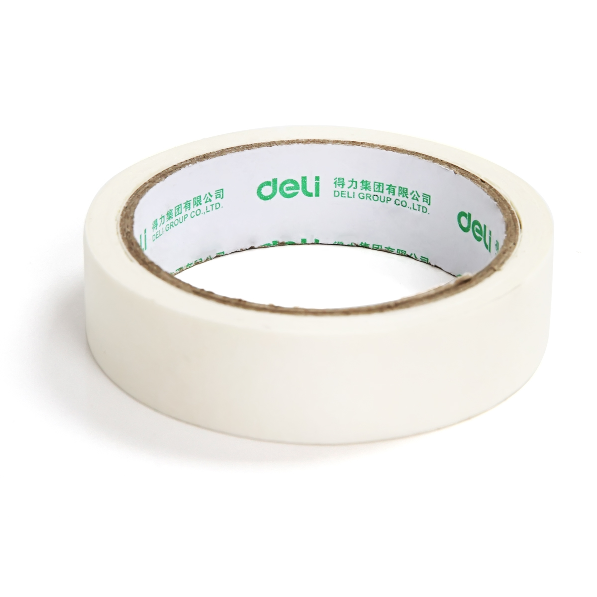 deli 30670 Masking Tape, 24mm*20y*145um(6rolls/tube), Yellow - Image 3