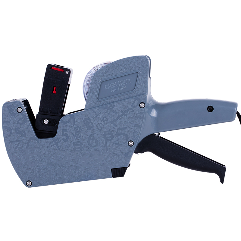 deli 7504 Price Label Gun, 8 digits, Grey - Image 3