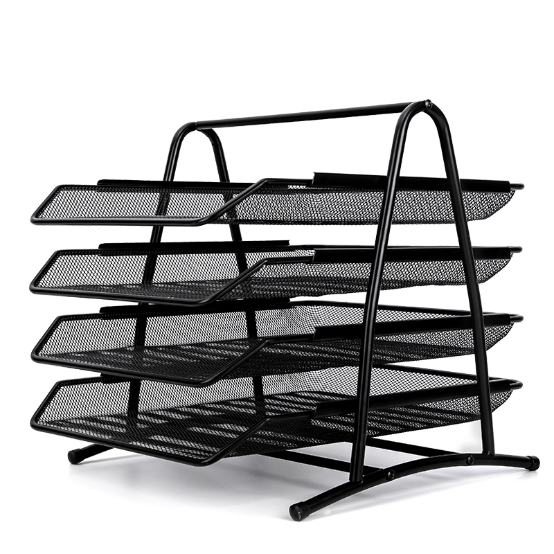 deli 9184 File Tray, 346.7*296*308.5mm, Black - Image 3