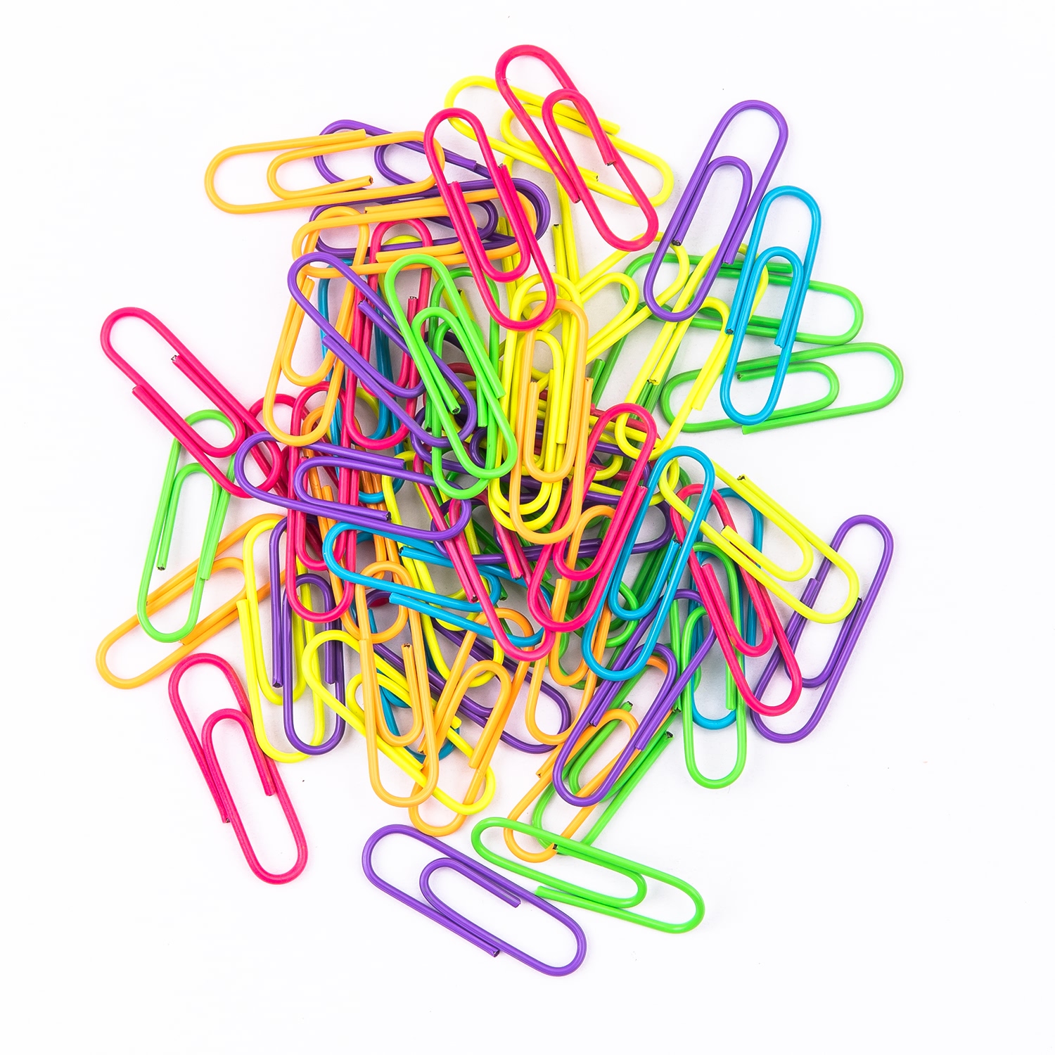 deli E0053 Paper Clips, #3, 29mm200PCS/tube, Assorted Colors - Image 3