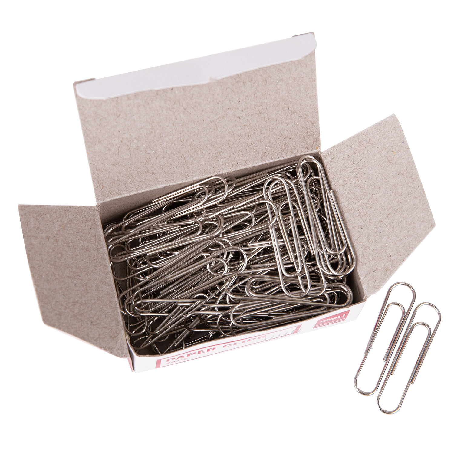 deli E39712 Paper Clips, #4, 33mm, Silver - Image 3