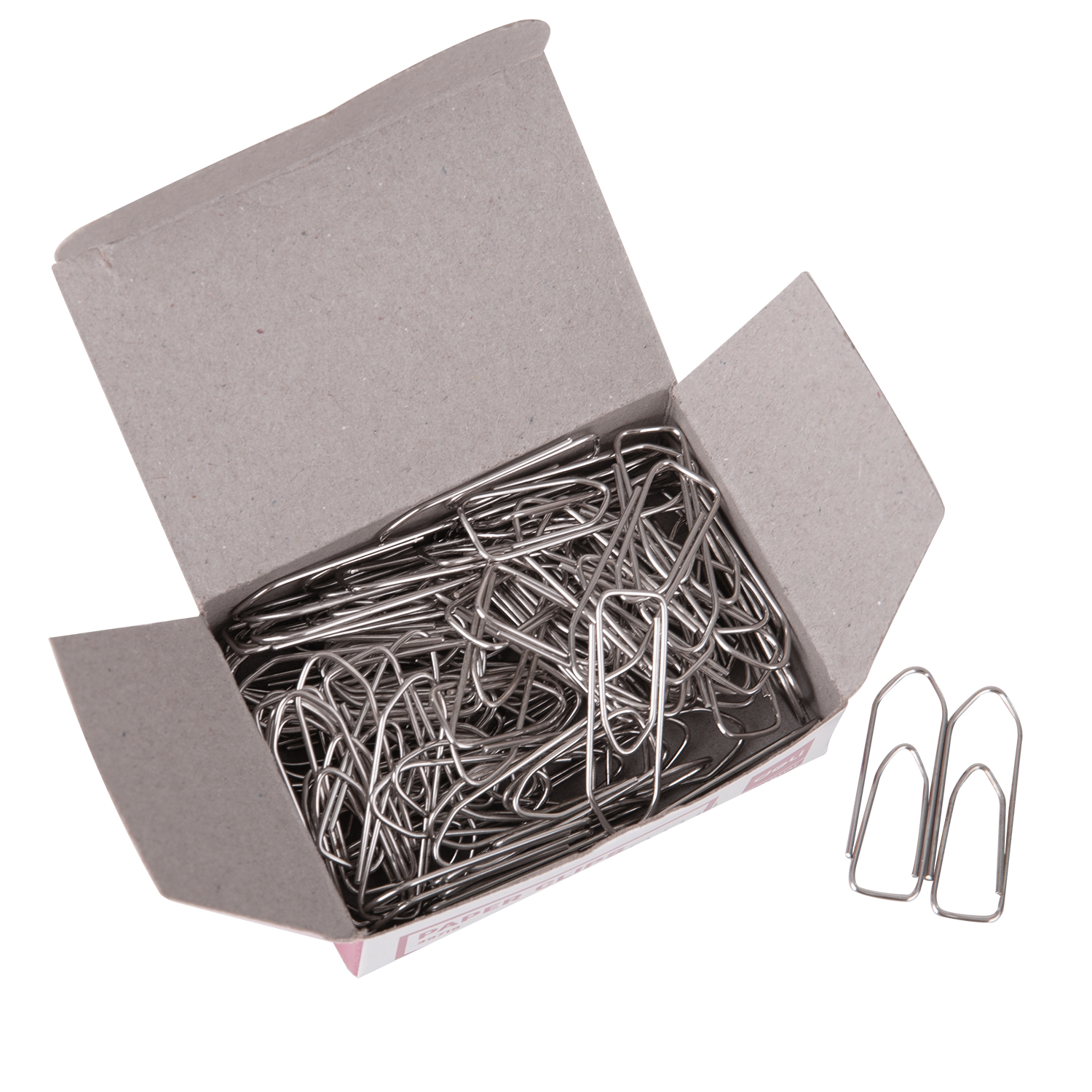 deli E39719 Paper Clips, #3, 28mm, Silver - Image 3